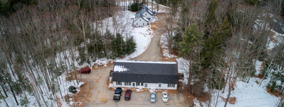 Muddy Brook, Hollis, aerial